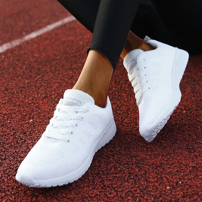Sneakers Casual Shoes Flats Air Breathable Trainers Ladies Shoes