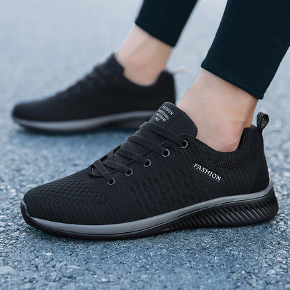 Men Casual Shoes Lace-up  Lightweight Comfortable Breathable Walking Sneakers.