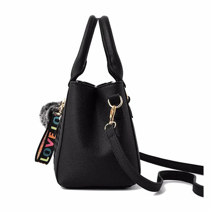 Embroidery Messenger Bags Women Leather