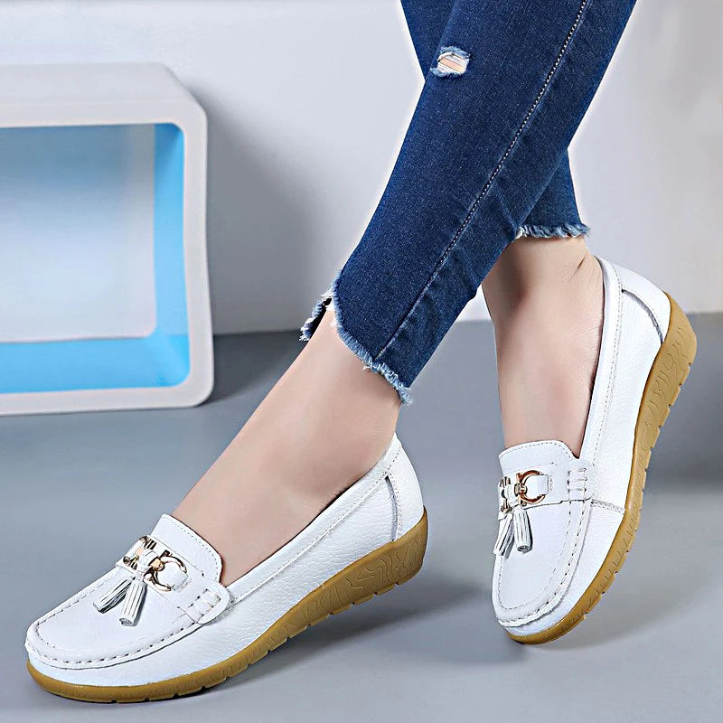 New Women Shoes Moccasins For Summer Genuine Leather