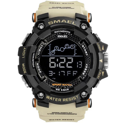 JBMBM Elevate your style and performance with the SMAEL Military Water Resistant Sport Tactical Timepiece 1802. This rugged watch combines functionality anddurability £9.99