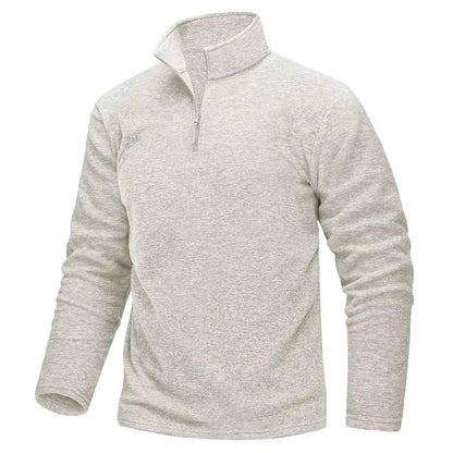 TACVASEN 1/4 Zipper Collar Spring Fleece Sweater Mens.