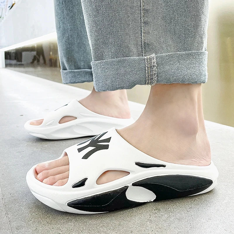 New Summer Sneaker Slippers Women Men Thick Bottom Platform Slides Soft EVA Unisex Sports Sandals Casual Beach Shoes.