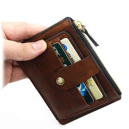 Луксозен малък мъжки портфейл за кредитна лична карта