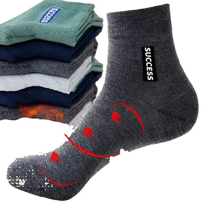 6 чифта мъжки чорапи от бамбукови влакна, дишащ памук