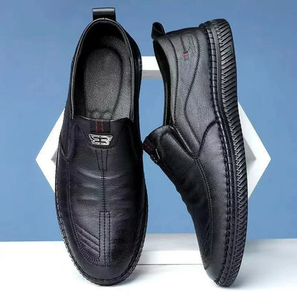 Дишащи бизнес кожени мъжки обувки