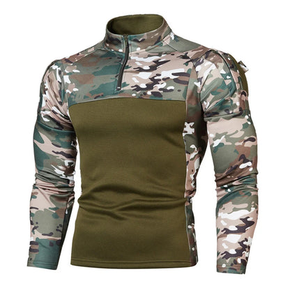 New Tactical Combat Shirt Men Military Uniform Camouflage  Sweatshirt.