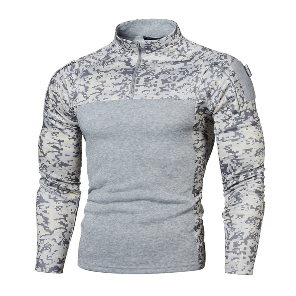 New Tactical Combat Shirt Men Military Uniform Camouflage  Sweatshirt.