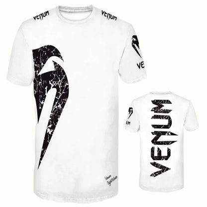 Мъжка тениска Venum Тренировъчно прилепнало облекло с 3D печат