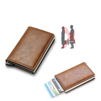 DIENQI RDFI Synthetic Leather Fasion Wallet