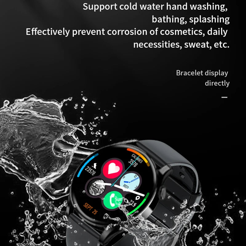 Bluetooth Men Full Touch Sport Fitness Watch